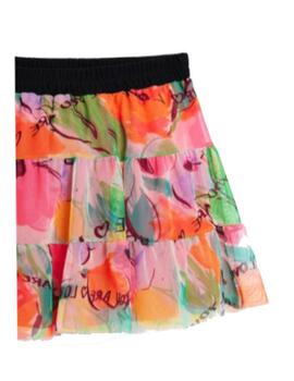 Falda Flowers Desigual