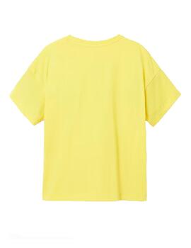 Camiseta Tiesto amarilla Desigual