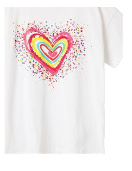 Camiseta Heart blanca Desigual