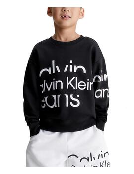 Sudadera blown up logo Calvin Klein