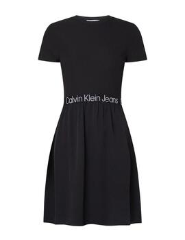 Vestido logo elastic Calvin Klein