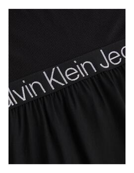 Vestido logo elastic Calvin Klein