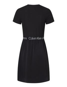 Vestido logo elastic Calvin Klein