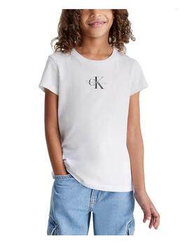 Camiseta micro monogram top Calvin Klein