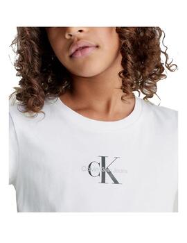 Camiseta micro monogram top Calvin Klein