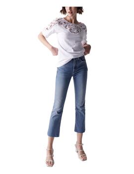 Camiseta manga corta blanco Samara Salsa Jeans