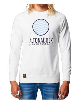 Sudadera Blanca Logo Altonadock