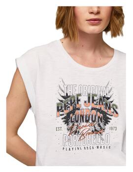 Camiseta Blanca Orlene Pepe Jeans