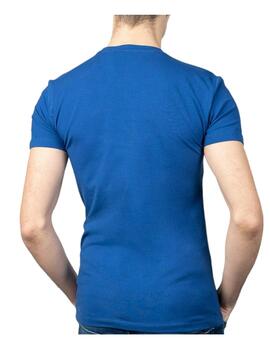 Camiseta azul super slim fit in Antony Morato
