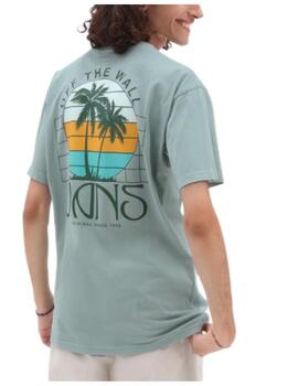 Camiseta Sunset Dual Verde Vans