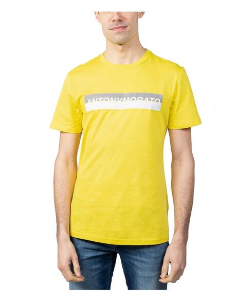 Muñeco de peluche pestillo De este modo Camiseta amarilla super slim fit Antony Morato