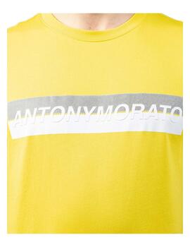 Camiseta amarilla super slim fit Antony Morato