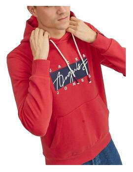 Sudadera Roja Jorjosh Jack&Jones