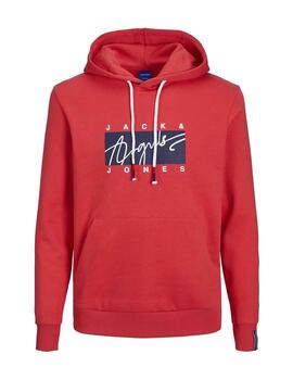 Sudadera Roja Jorjosh Jack&Jones