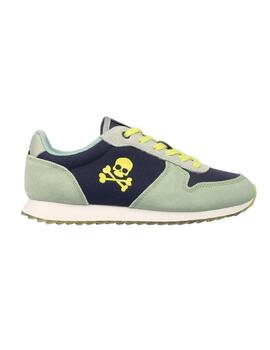 Zapatilla Insignia Skull Lime Scalpers