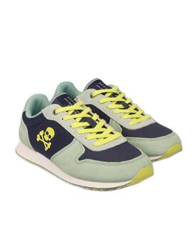 Zapatilla Insignia Skull Lime Scalpers