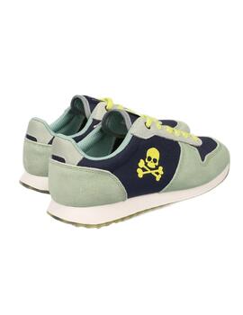 Zapatilla Insignia Skull Lime Scalpers