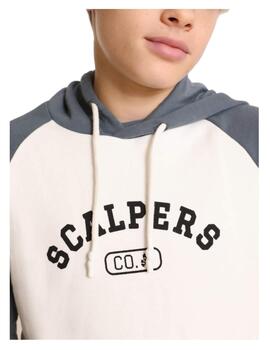 Sudadera College Blue Scalpers