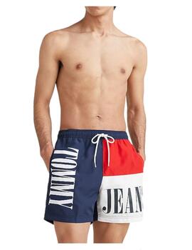 Bañador Drawstring Colorblock Tommy Jeans