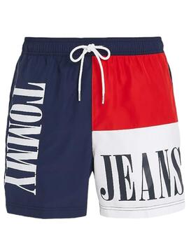 Bañador Drawstring Colorblock Tommy Jeans