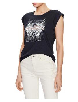 Camiseta Negra Orlene Pepe Jeans