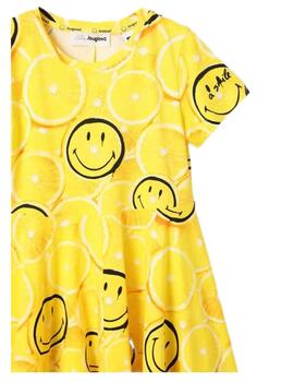 Vestido Smiley Lemon Desigual