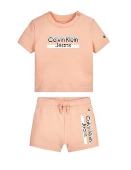 Conjunto Camiseta/Short Hero Logo Calvin Klein