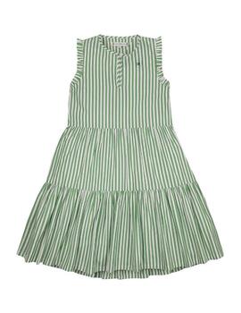 Vestido striped ruffle Tommy Hilfiger