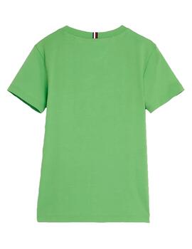 Camiseta TH logo verde Tommy Hilfiger