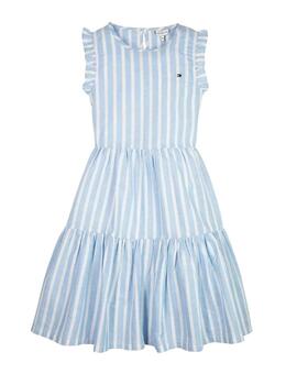 Vestido Striped Hemp Tommy Hilfiger