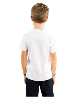 Camiseta Niño Moto Blanca Scotta