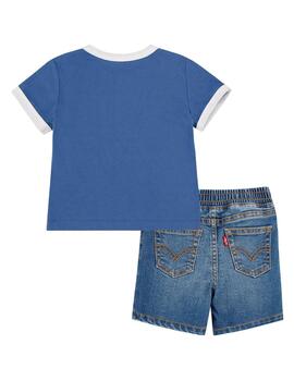 Conjunto Camiseta/ Bermuda Batwing Ringer Levi's