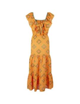 Vestido naranja Naf Naf