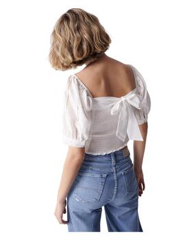 Blusa blanca Cuba Salsa Jeans