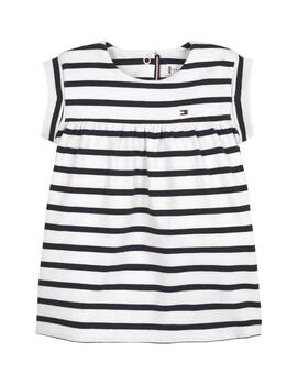 Vestido Baby Stripe Tommy Hilfiger