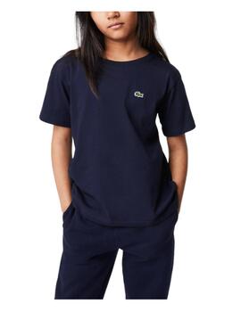 Camiseta Navy Logo Bordado Lacoste