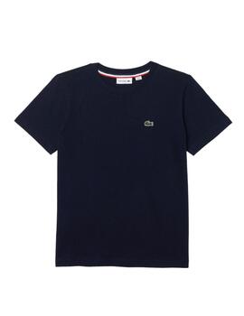 Camiseta Navy Logo Bordado Lacoste