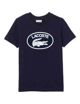 Camiseta Navy Logo Lacoste