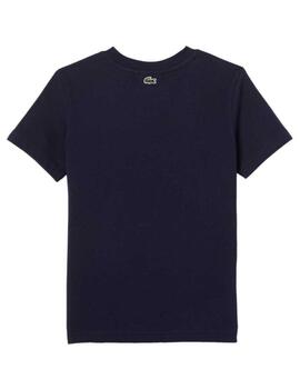 Camiseta Navy Logo Lacoste