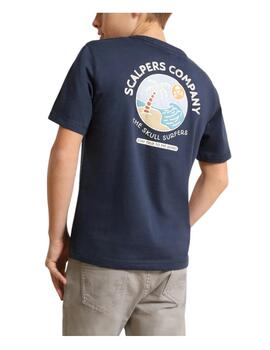 Camiseta Island Navy Scalpers