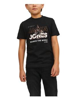 Camiseta Jcohunt Tee Negra Jack&Jones