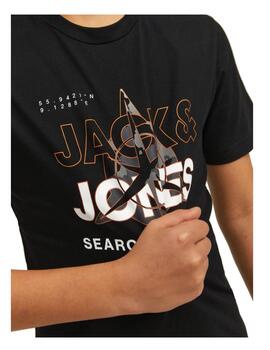 Camiseta Jcohunt Tee Negra Jack&Jones