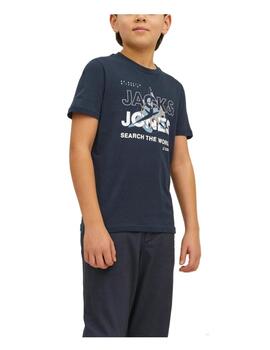 Camiseta Jocohunt Tee Azul Jack&Jones