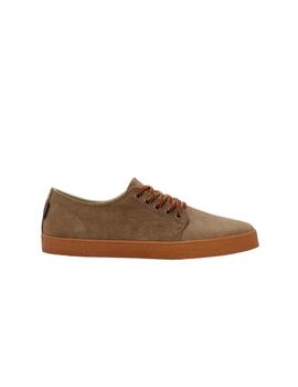 Zapatilla Higby suede hydro moss caramel Pompeii