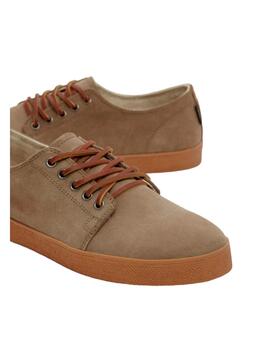 Zapatilla Higby suede hydro moss caramel Pompeii