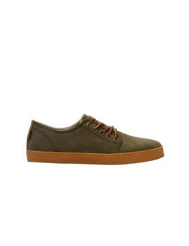 Zapatilla Higby suede hydro khaki caramel Pompeii