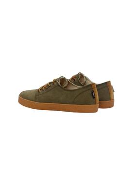 Zapatilla Higby suede hydro khaki caramel Pompeii