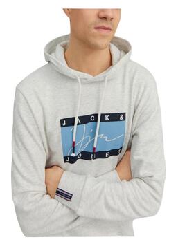 Sudadera Gris Jorjosh Jack&Jones