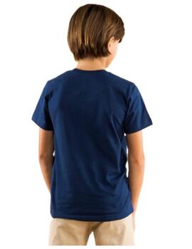 Camiseta Multilogo Azul Scotta