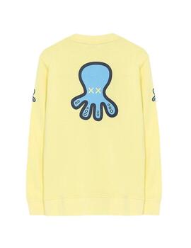 Sudadera amarilla logo  El Pulpo